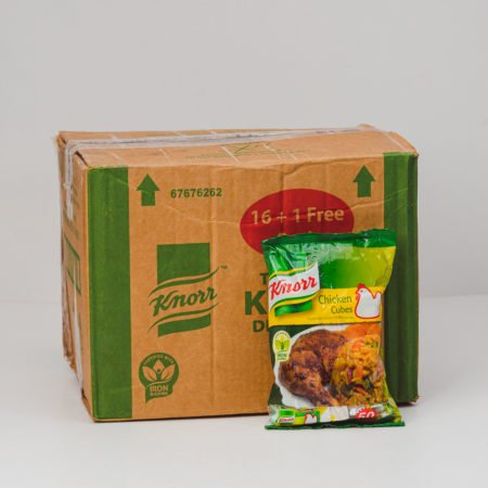 Carton of Knorr Chicken Cubes