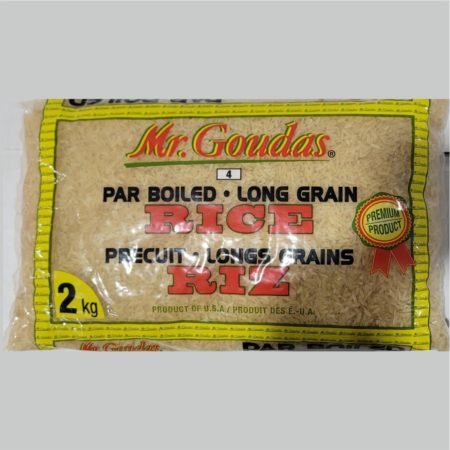 Mr. Goudas Par-Boiled Long Grain Rice 2kg