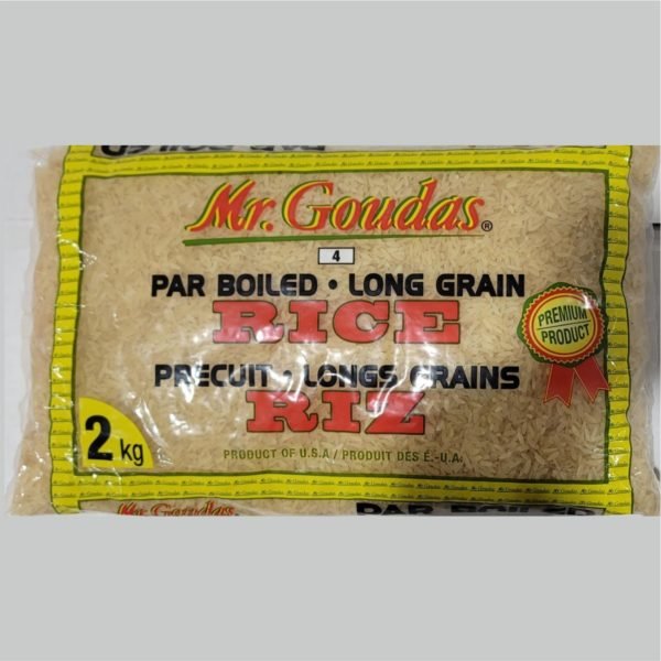 Mr. Goudas Par-Boiled Long Grain Rice 2kg
